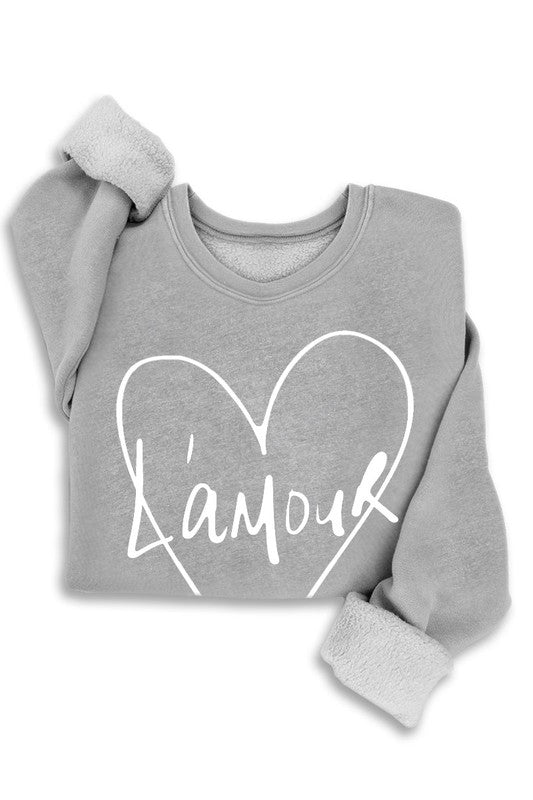 The L'Amour Grey Graphic Sweatshirt