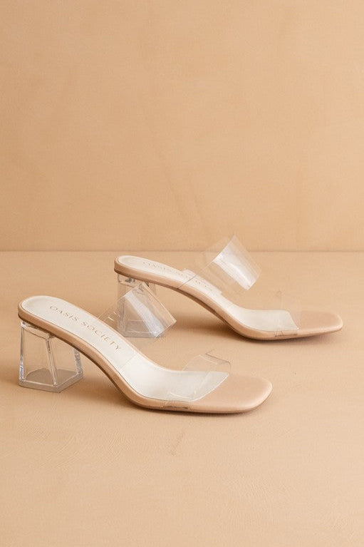 The In The Clear Transparent Heels