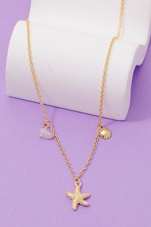 The Sealife Starfish Charms Necklace