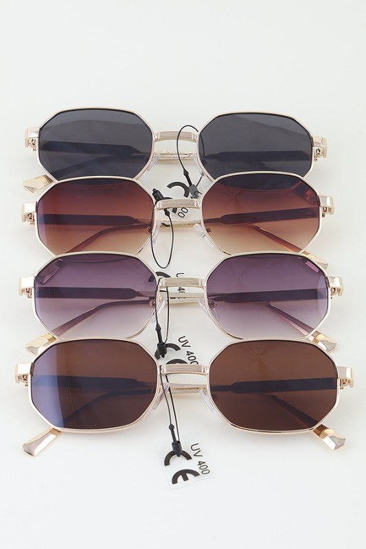 The Santorini Geometric Tinted Sunglasses