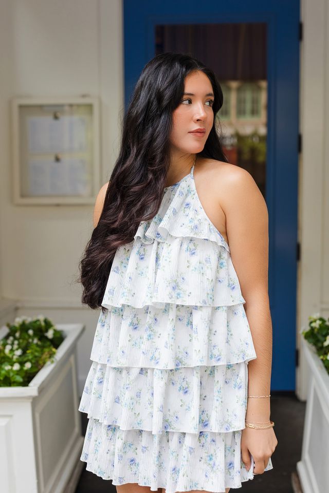 The Sunday Brunch Tiered Mini Dress