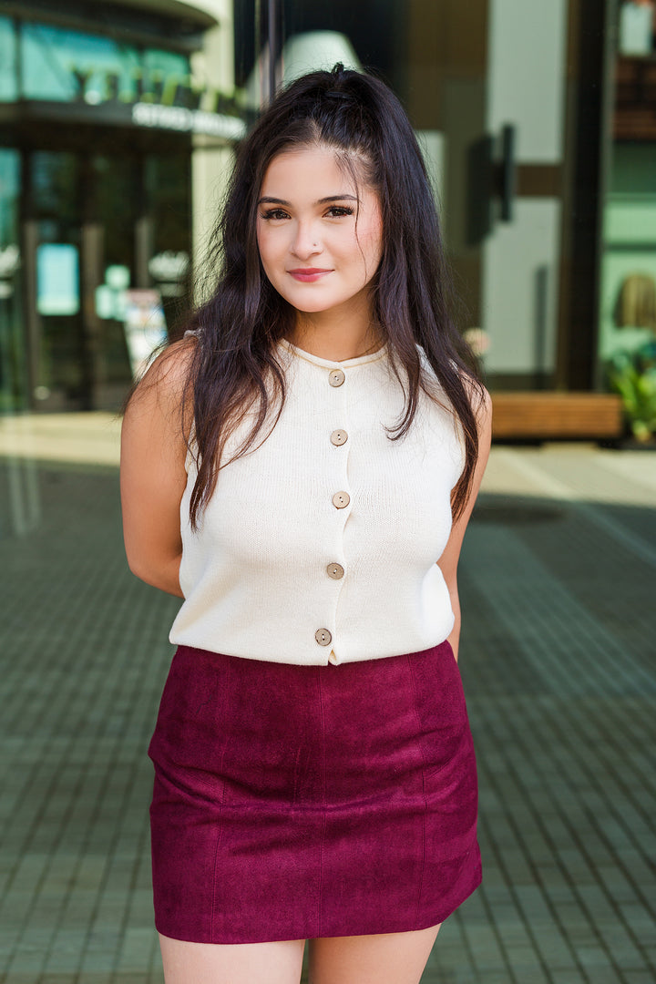 The Raw Talent Sleeveless Cardigan