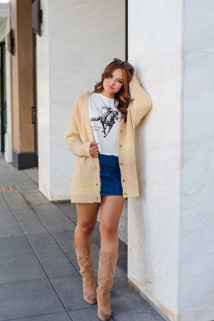 The Shear Joy Oversized Wool Cardigan