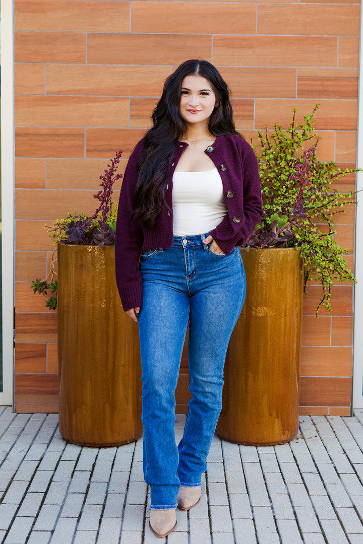 The Fuzzy Logic Cropped Cardigan