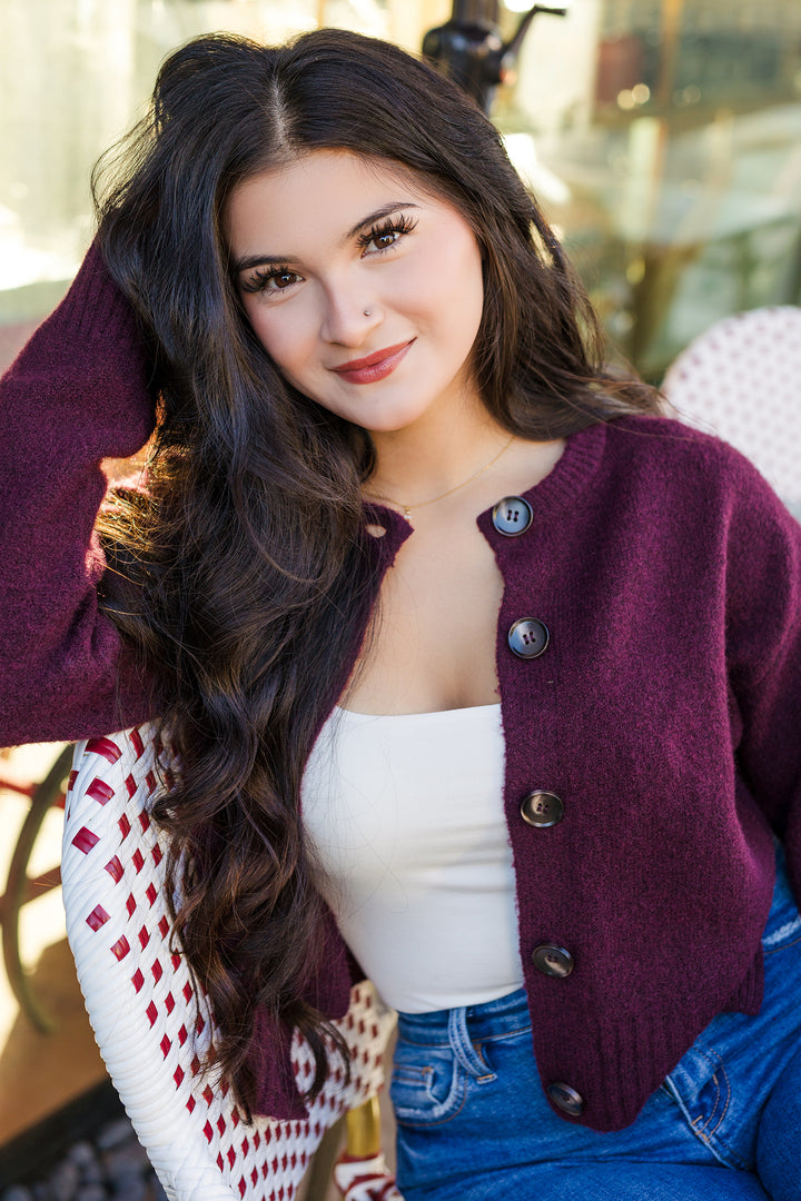 The Fuzzy Logic Cropped Cardigan