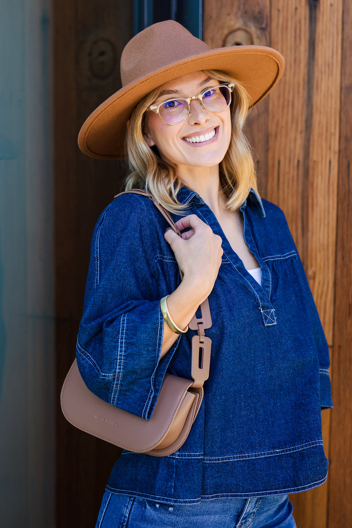 The Full Swing Denim Top