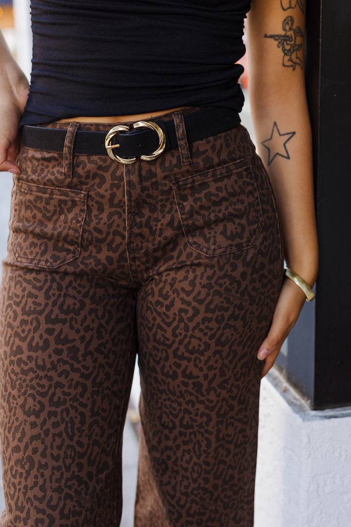 The Urban Safari Leopard Print Jeans