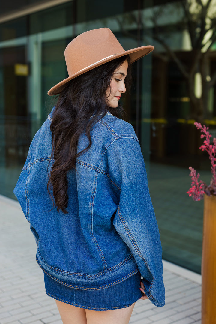 The Stitch In time Boxy Denim Jacket