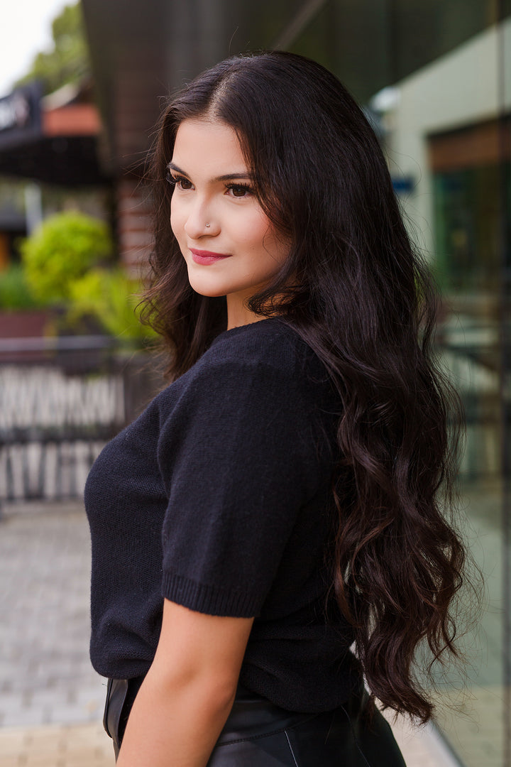 The Best In Crew Knit Short Sleeve Sweater