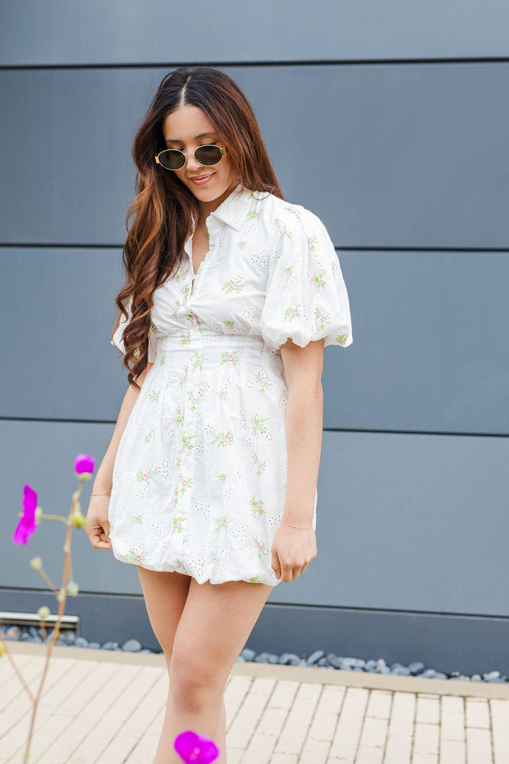 The Kayla Floral Bloom Mini Dress