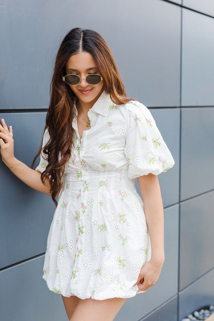 The Kayla Floral Bloom Mini Dress