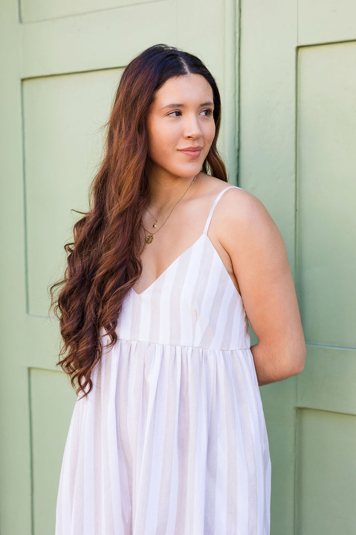 The Out To Sea Striped Maxi Dress