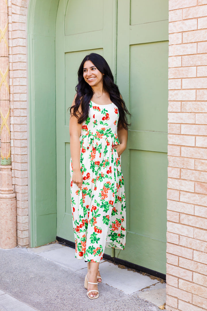 The Cherry on Top Cut Out Maxi Dress