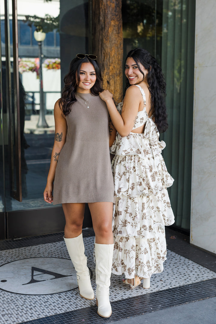 The Fall Frenzy Floral Tiered Maxi Dress