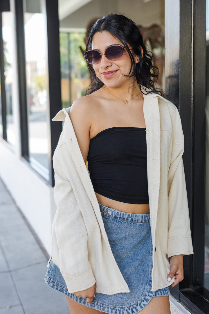 The Wrap It Up Soft Button Front Shacket