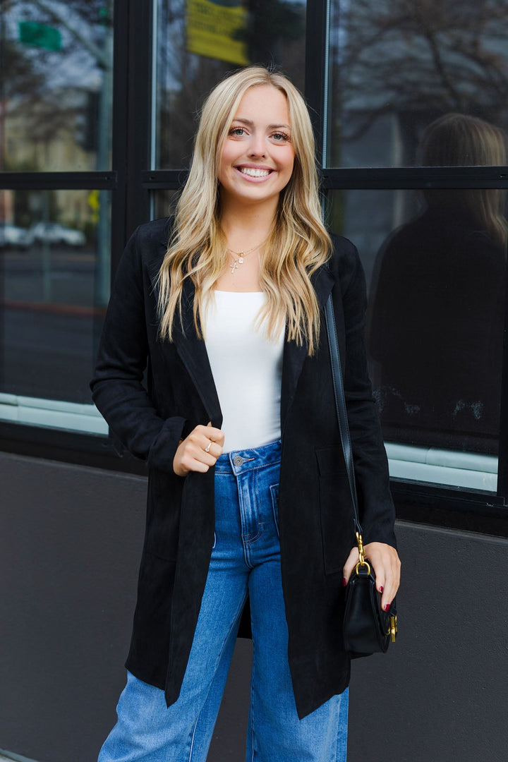 The Cincinnati Suede Trench Coat