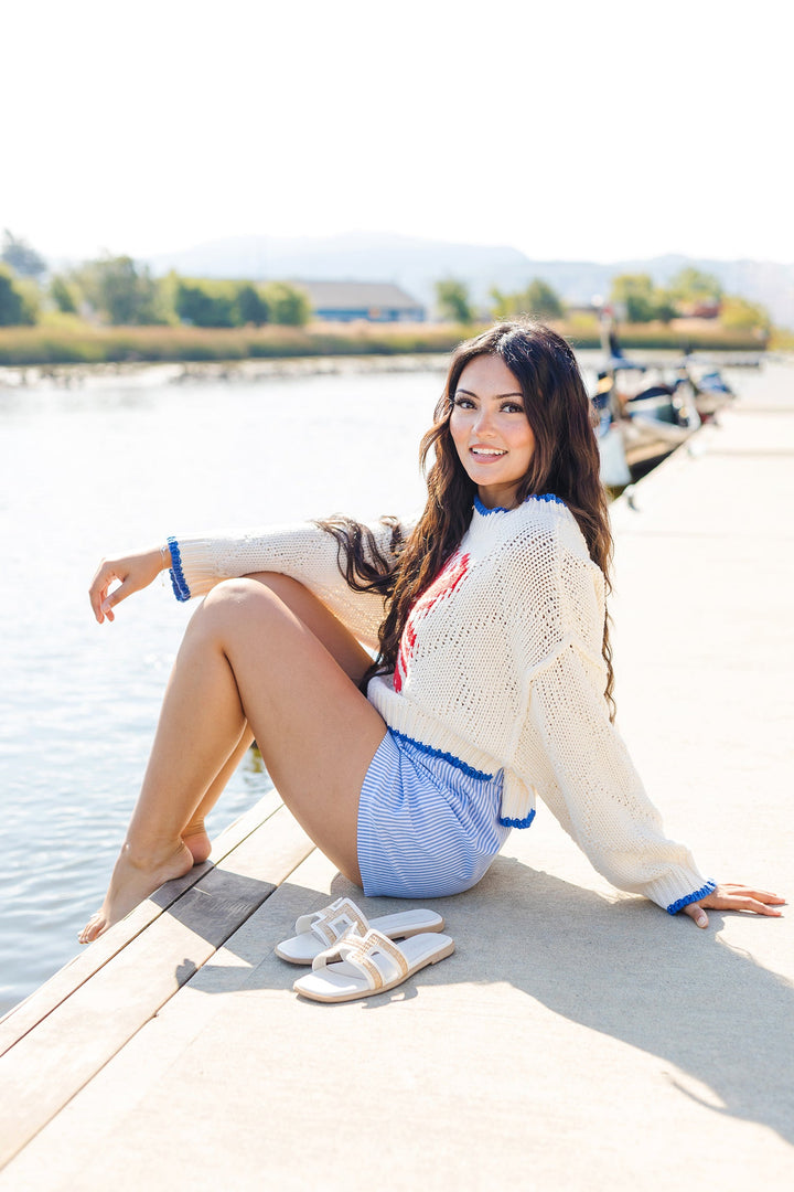 The Hamptons Lobster Knit Sweater