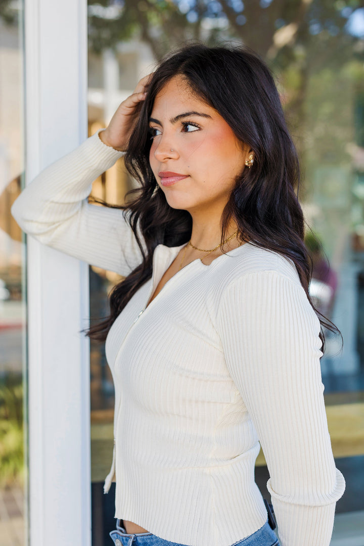 The Double Take Two-Way Zipper Sweater