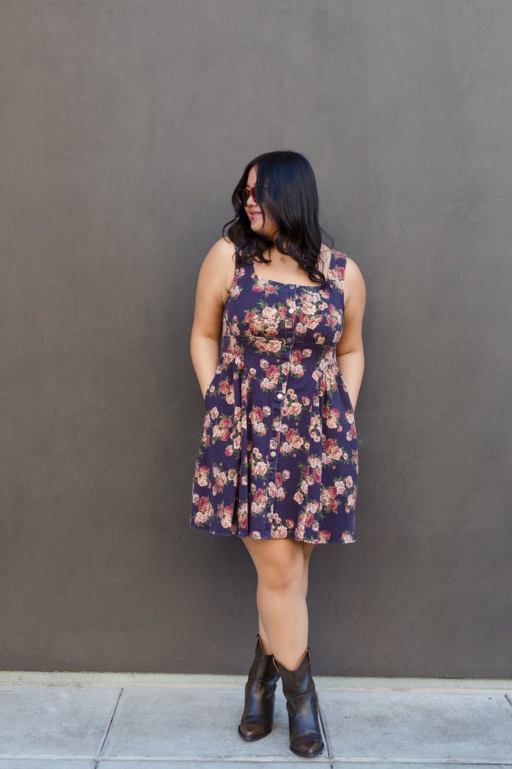 The Forever Floral Sleeveless Mini Dress
