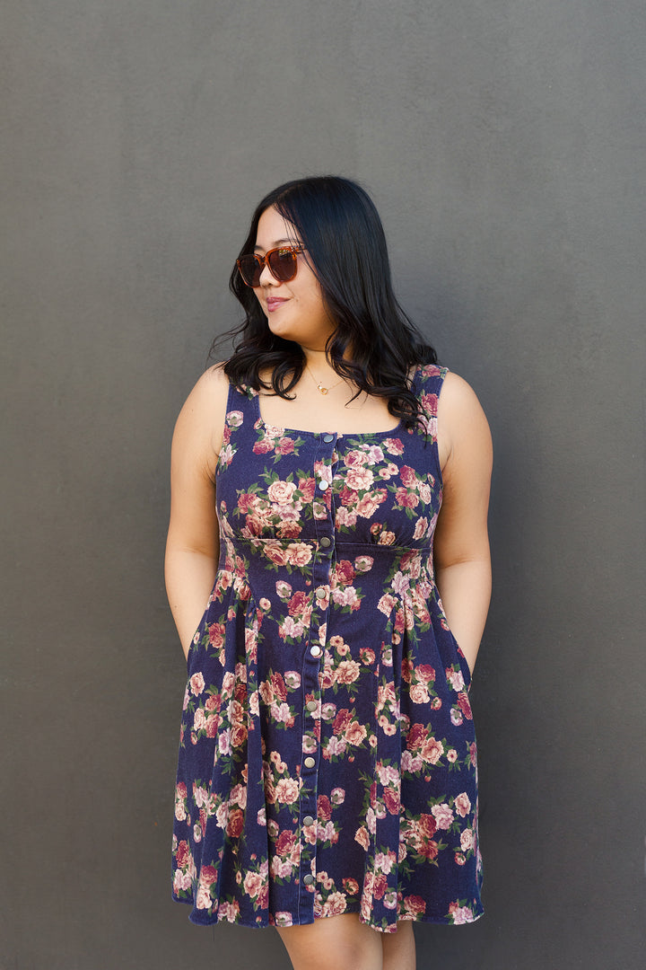 The Forever Floral Sleeveless Mini Dress