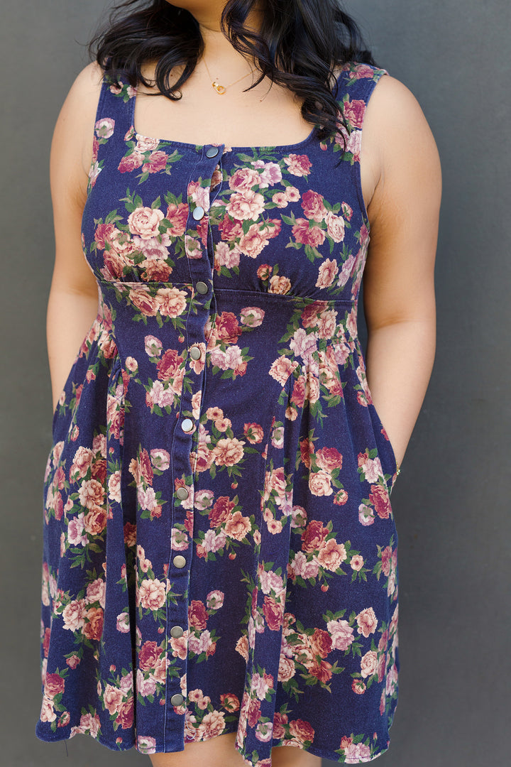 The Forever Floral Sleeveless Mini Dress