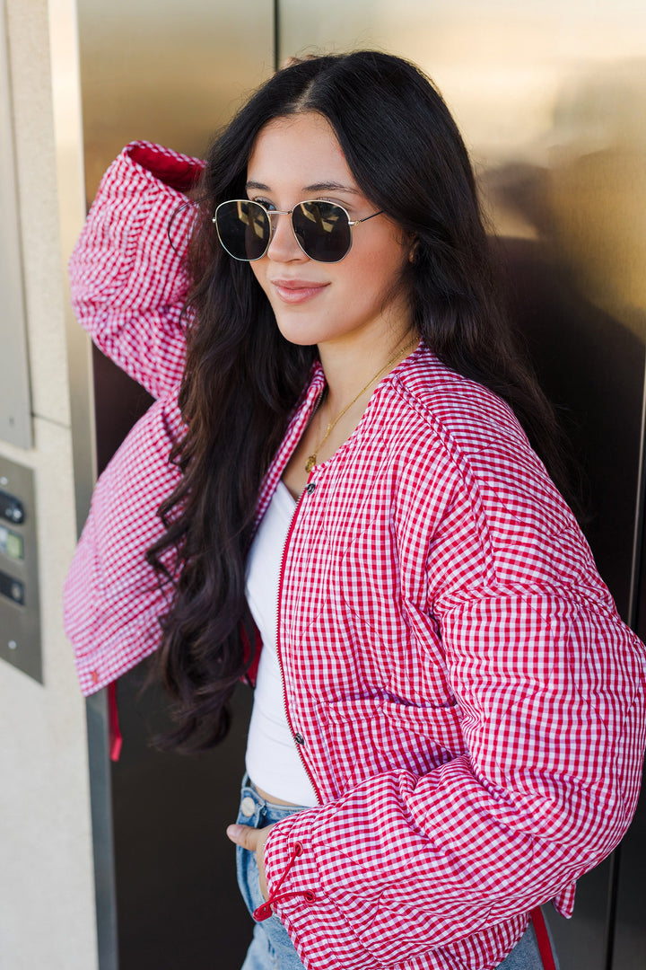 The Picnic But Make It Fashion Gingham Jacket