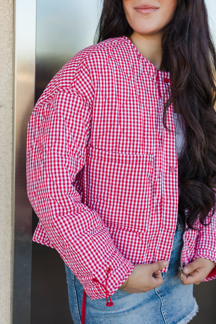 The Picnic But Make It Fashion Gingham Jacket