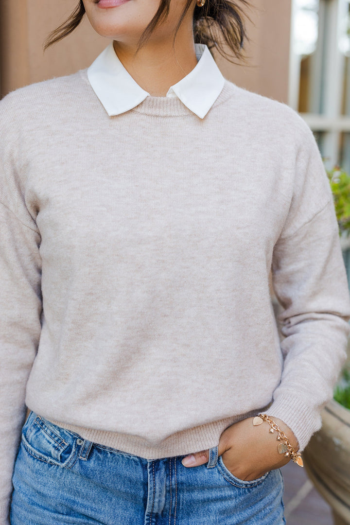 The Sutton Soft Knit Crewneck Sweater