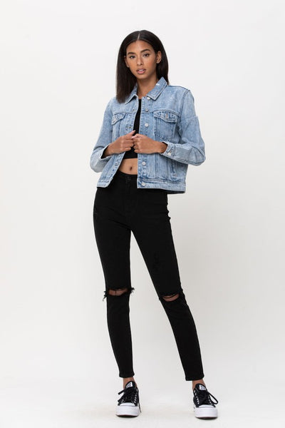 The Marlow Mid Length Classic Denim Jacket