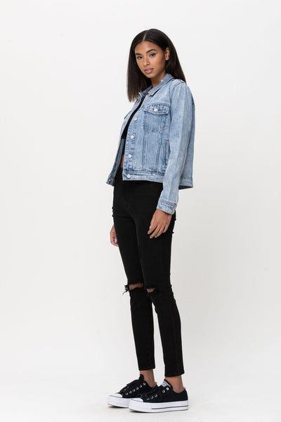 The Marlow Mid Length Classic Denim Jacket