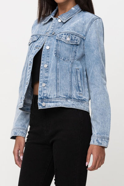 The Marlow Mid Length Classic Denim Jacket