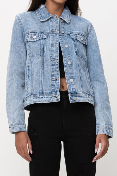 The Marlow Mid Length Classic Denim Jacket
