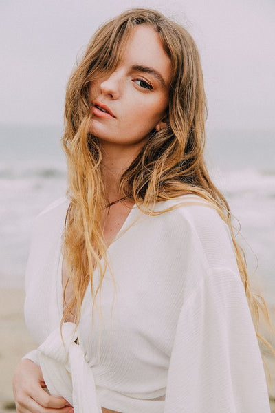 The Days Of Summer Tie Front Kimono Top