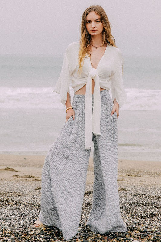 The Days Of Summer Tie Front Kimono Top
