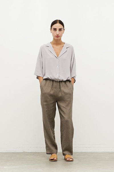 The Head In The Clouds Soft Side Tie Rayon Top