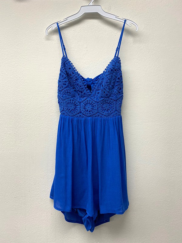 The Chattanooga Lace Detail Romper