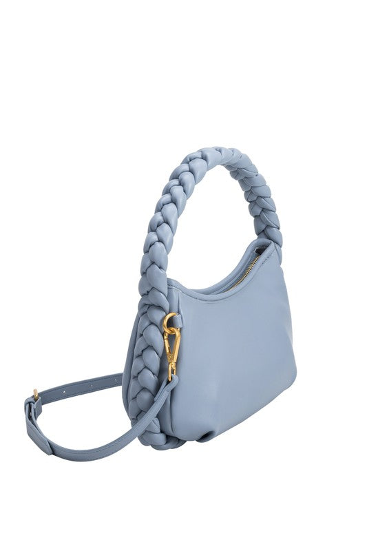 The Eliana Blue Recycled Vegan Shoulder Bag