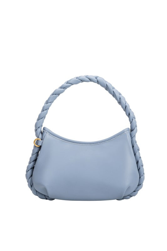 The Eliana Blue Recycled Vegan Shoulder Bag