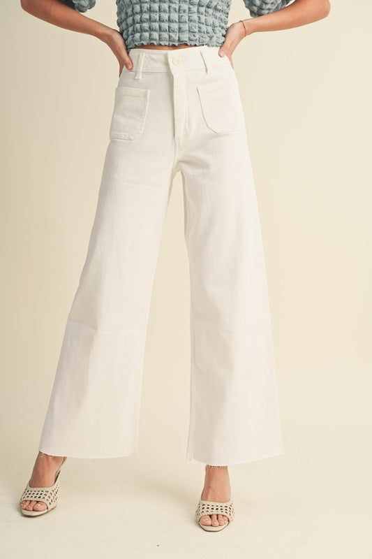 The Sideways Glance Washed Wide Leg Pants