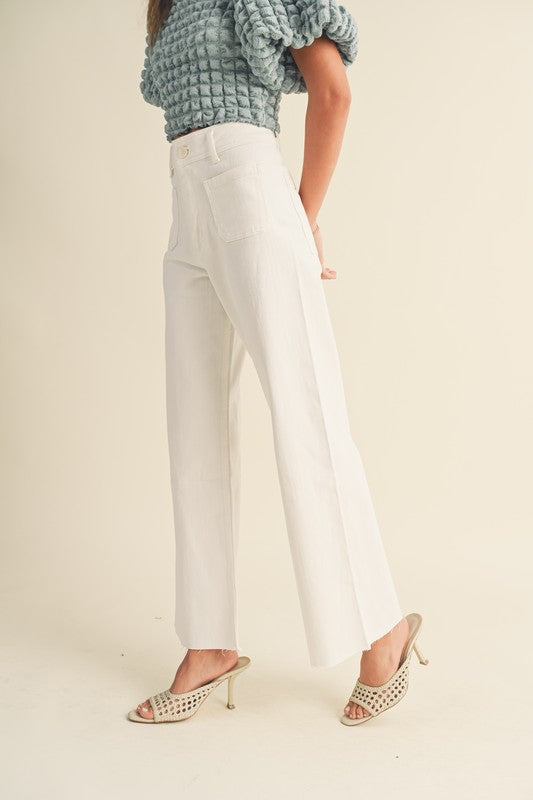 The Sideways Glance Washed Wide Leg Pants