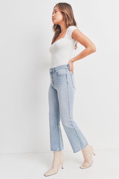 The Liberty High Rise Crop Jeans