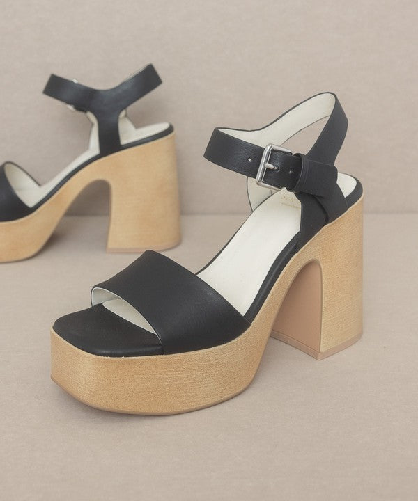 The Sadie Chunky Platform Heels