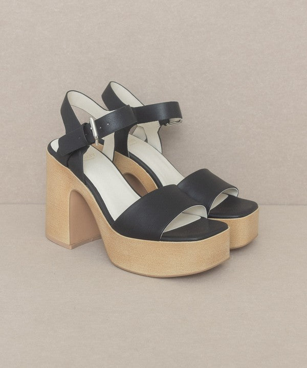 The Sadie Chunky Platform Heels