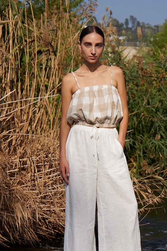 The Pretty Picnic Gingham Tank Top