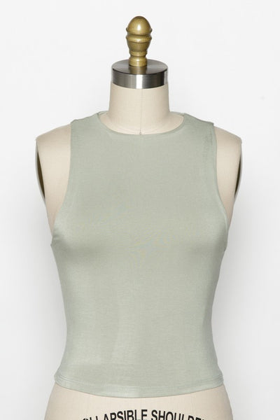 The Danielle Sleeveless High Neck Top