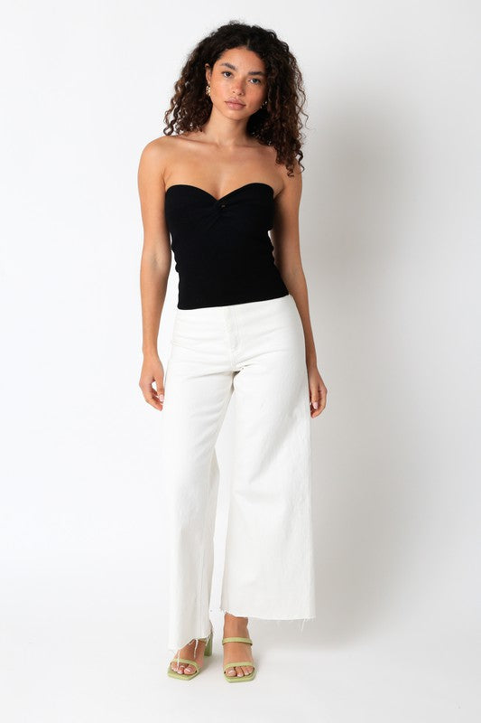 The Laken Knit Tube Top