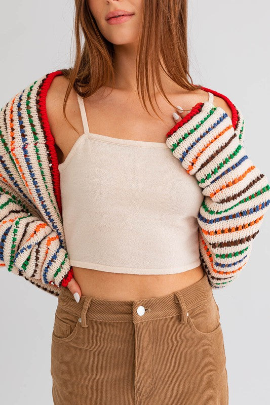 The Sunset Heights Open Knit Sweater