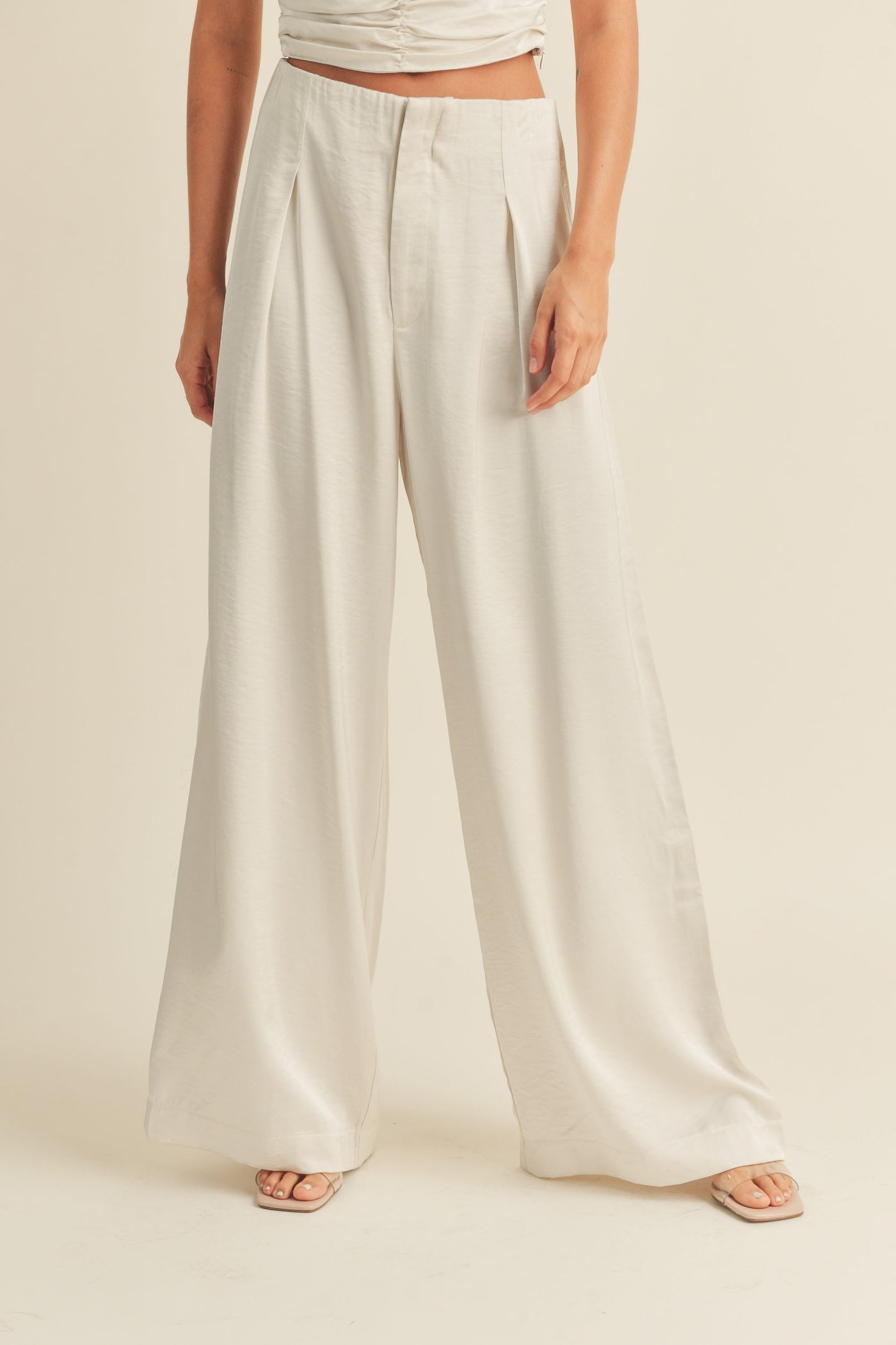 The Elevated Wide Leg Trouser Pants