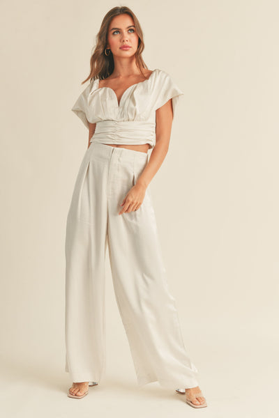 The Elevated Wide Leg Trouser Pants