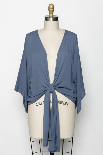 The Days Of Summer Tie Front Kimono Top